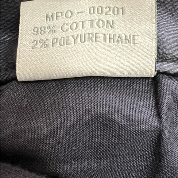 J Brand for Theory Black Waxed Skinny Frayed Ankle Jeans, Size S - Picture 6 of 10